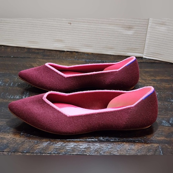 Rothy's the Merino Collection Point in Aubergine size 9.5 - Picture 2 of 7